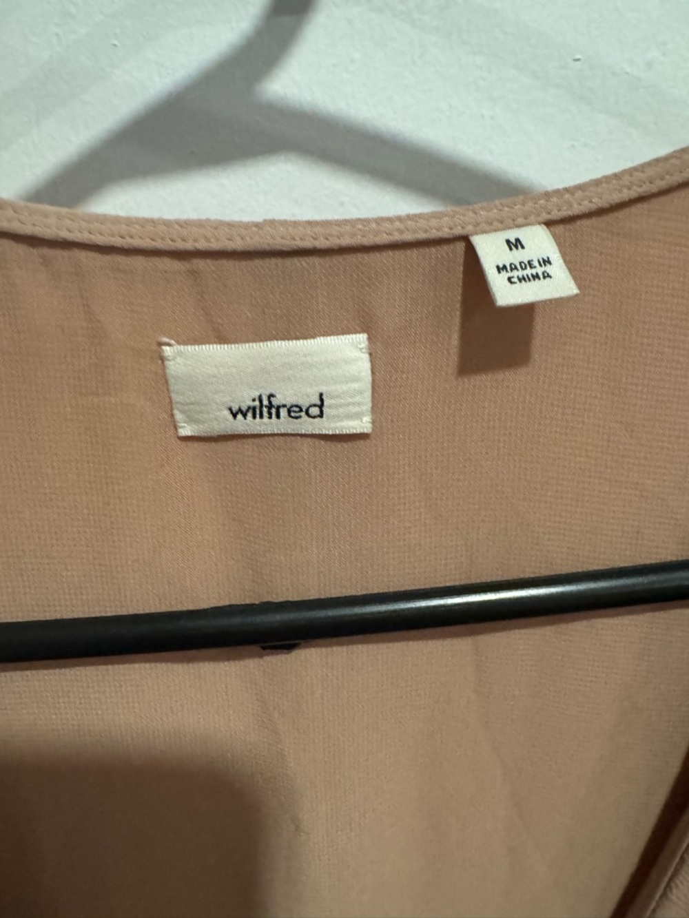 Wilfred Josie Wrap Dress Nude Roebuck ruffle midi party office street tunic M - Picture 10 of 10